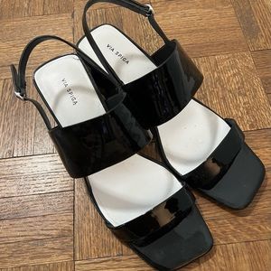 Via Spiga Patent Leather Sandals Sz. 9